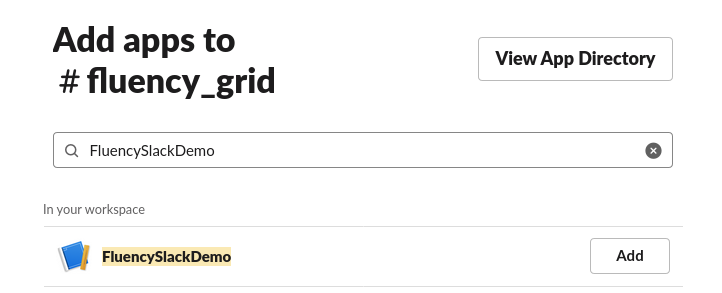 Integrations tab with the Add apps option