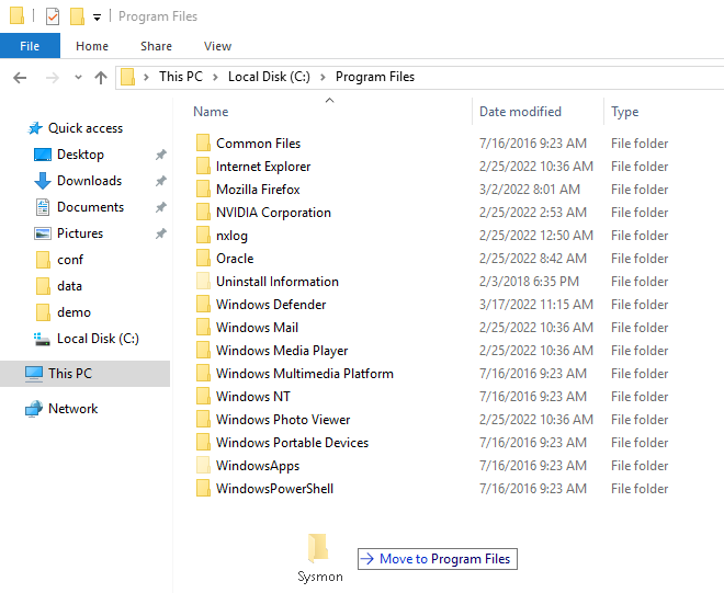 Copy file