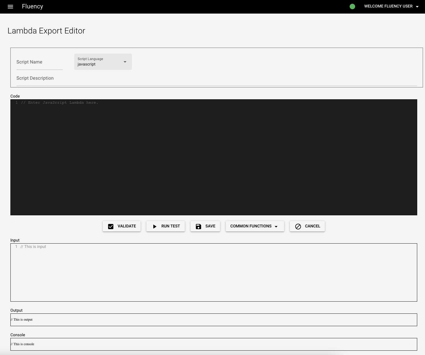 Endpoint form opened from the + button on the Endpoint tab